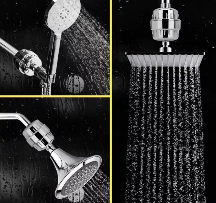 Filtr prysznicowy, który pozwala na wyeliminowanie metali z wody