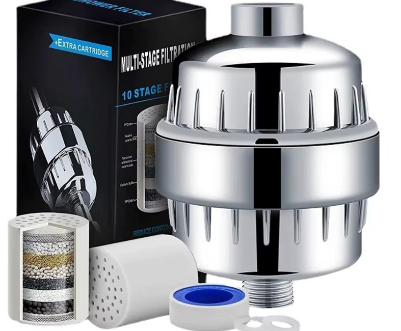 Filtr prysznicowy, który pozwala na wyeliminowanie metali z wody